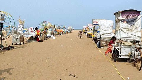 மெரினாவில் 300 கடைகளுக்கு இன்று குலுக்கல் முறையில் தேர்வு