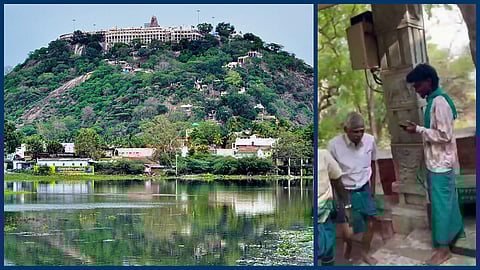 பழநி முருகன் கோயில் ஒலிபெருக்கியில் தவெக பாடல்: இளைஞர் மீது போலீஸில் புகார்