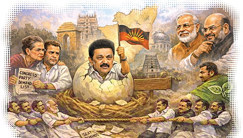 ஆட்டையைக் கலைக்கும் ஆட்சியில் பங்கு - காங்கிரஸின் அவசரமும் திமுகவின் நிதானமும்!