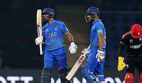 ஆர்யன்ஷ் சர்மா, சோஹைப் கான் விளாசலில்: கனடாவை வீழ்த்தியது ஐக்கிய அரபு அமீரகம்