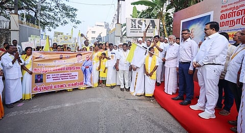 சமரச சுத்த சன்மார்க்க பேரணி - கொடி அசைத்து தொடங்கி வைத்த அமைச்சர் சேகர்பாபு!