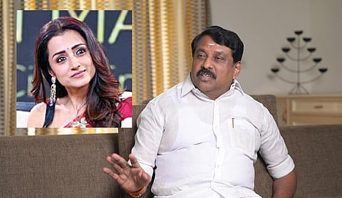 நடிகை த்ரிஷா குறித்த பேச்சுக்கு வருத்தம் தெரிவித்தார் நயினார்