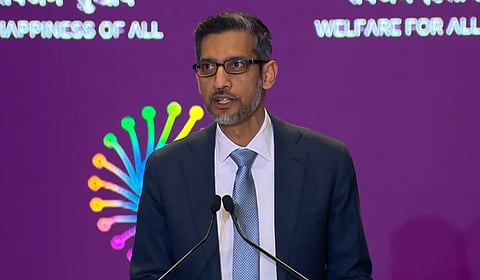 “ஏஐ தொழில்நுட்பம் அதிவேகமாக வளர்கிறது” - டெல்லி மாநாட்டில் கூகுள் சிஇஓ சுந்தர் பிச்சை கருத்து