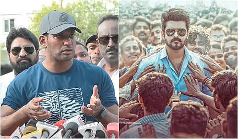 ‘ஜனநாயகன்’ சர்ச்சைக்கு ஏன் குரல் கொடுக்கவில்லை? – விஷால் பதில்