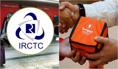 ஐஆர்சிடிசி - ஸ்விக்கி இணைந்து 152 ரயில் நிலையங்களுக்கு உணவு சேவை விரிவாக்கம்