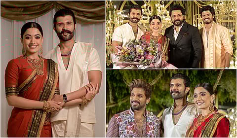 விஜய் தேவரகொண்டா - ராஷ்மிகா திருமண வரவேற்பு ஆல்பம்