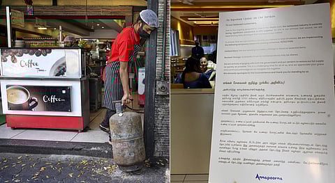 நாடு முழுவதும் வர்த்தக எல்பிஜி சிலிண்டர் தட்டுப்பாடு: ஓட்டல்கள், உணவகங்கள் கடும் பாதிப்பு