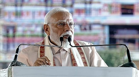 “தமிழகத்தில் ஆட்சி மாற்றத்துக்கான அலை வீசுகிறது” - திருச்சியில் பிரதமர் மோடி நம்பிக்கை