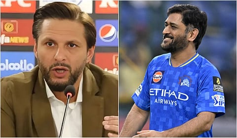 “தோனி படையை கண்டு பாகிஸ்தான் வீரர்கள் நடுங்கினார்கள்” - அஃப்ரீடி