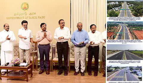 ரூ.1,844 கோடியில் 11 சாலைகளை திறந்தார் முதல்வர்: நகராட்சி நிர்வாகத் துறையில் ரூ.212 கோடி திட்டங்கள் தொடக்கம்