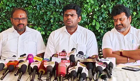 “எங்கள் சித்தாந்தங்கள் வெவ்வேறானவை, ஆனால்...” - தவெக தலைவர் விஜய் குறித்து அண்ணாமலை விவரிப்பு