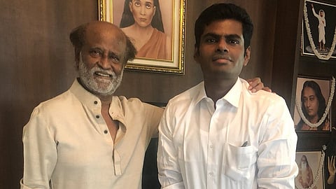 “எட்டிப்பிடிக்க முடியாத உயரத்தில் இருப்பவர் ரஜினி” - ஆதவ் அர்ஜுனாவுக்கு அண்ணாமலை கண்டனம்