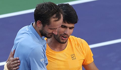 இந்தியன் வெல்ஸ் ஓபன் டென்னிஸ்: மேத்வதேவிடம் வீழ்ந்தார் அல்கராஸ்