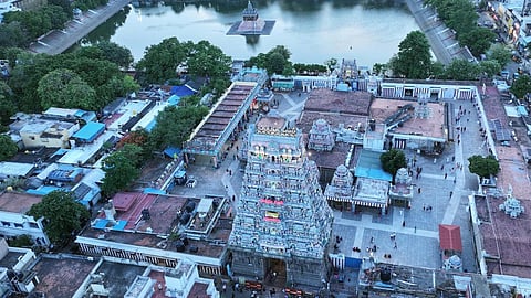 கோயில் நிலத்துக்கு குத்தகை வாடகை பாக்கி ரூ.9.74 கோடியை செலுத்த மறுத்து அம்ருதாஞ்சன் நிறுவனம் தாக்கல் செய்த மனு தள்ளுபடி