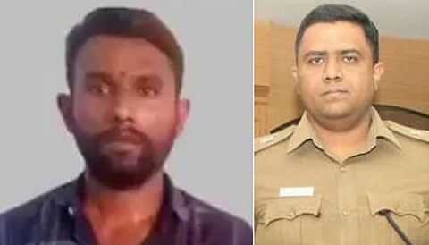 இடது: கைதான தர்மமுனீஸ்வரன் | வலது: தென் மண்டல ஐஜி விஜயேந்திர பிதாரி