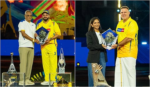 சிஎஸ்கே நிகழ்வில் சுரேஷ் ரெய்னா, மேத்யூ ஹேடனுக்கு கவுரவம்!