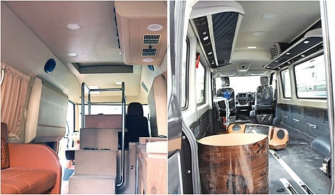 கோவையில் தயாராகும் அதிநவீன வசதிகளுடன் கூடிய தேர்தல் பரப்புரை வாகனங்கள்.