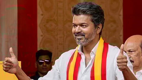தவெக தலைவர் விஜய்