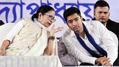 முதல்வர் மம்தாவுடன் அபிஷேக் பானர்ஜி