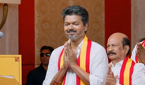 “எனக்கும் ஸ்டாலினுக்கும் இடையே தான் போட்டி” - வேட்பாளர் அறிமுக கூட்டத்தில் விஜய் பேச்சு