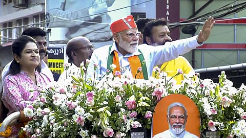 "கேரள மக்களின் ஆசியுடன் நாங்கள் ஆட்சி அமைப்போம்" - பிரதமர் மோடி