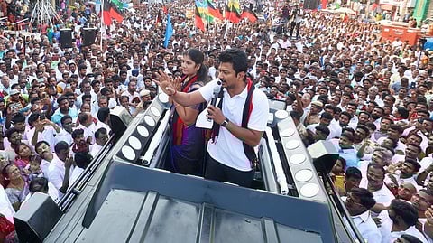 மயிலாப்பூரில் பிரச்சாரத்தை பழனிசாமி தொடங்கியது ஏன்? - உதயநிதி காரணம் சொல்கிறார்