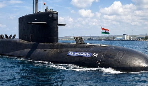 3-வது அணுசக்தி நீர்மூழ்கி கப்பல் ஐஎன்எஸ் அரிதாமன் கடற்படையில் சேர்ப்பு