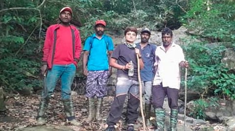 மலையேற்றத்தின்போது கர்நாடக காட்டில் காணாமல் போன கேரள பெண் 4 நாட்களுக்கு பிறகு மீட்பு