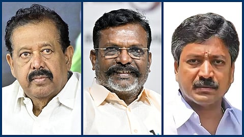 பொன்முடி, திருமாவளவன், சி.வி.சண்முகம்