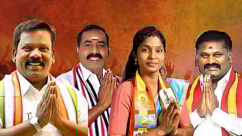 காங்கிரஸ் - செல்வப்பெருந்தகை | அதிமுக - கே.பழனி | நாதக - சிந்து | தவெக - தென்னரசு