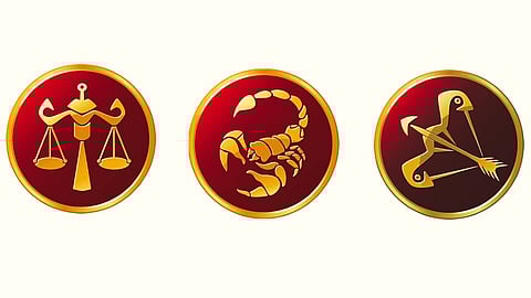 துலாம், விருச்சிகம், தனுசு: வார பலன்கள் @ ஏப்.9 - 15