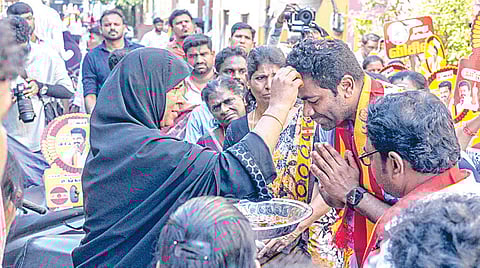 அகத்தியா நகரில் ஆதவ் அர்ஜுனா பிரச்சாரம்.