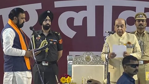 பிஹார் மாநில முதல்வராக சாம்ராட் சவுத்ரி பதவியேற்பு