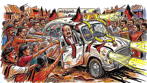 அமைச்சர் கோவி.செழியனை முற்றுகையிட்ட கிராம மக்கள் - நடந்தது என்ன?