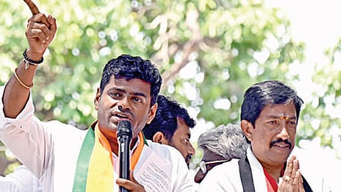 “திமுக தோற்க வேண்டும் என ராகுல் காந்தி நினைக்கிறார்” - அண்ணாமலை அதிரடி பேச்சு