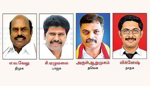 திமுக Vs பாஜக சித்தாந்த போட்டி -
திருவண்ணாமலை தொகுதியில் திருப்பம் யாருக்கு?