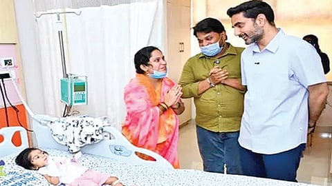 அரிய நோய் பாதித்த சிறுமியின் மருந்துக்கு ஆந்திர அமைச்சர் லோகேஷ் ரூ.6 கோடி நிதியுதவி