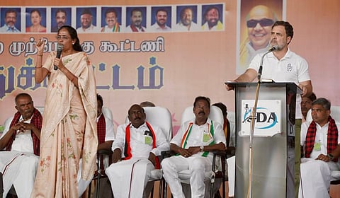 நெல்லையில் ராகுல் காந்தி பேச்சு