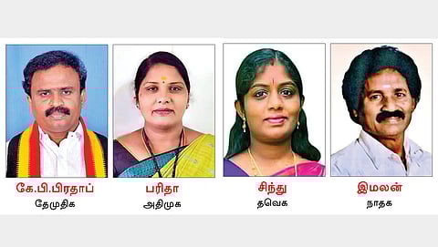 குடியாத்தம் தொகுதியில் வெற்றிக் கொடி நாட்டப் போவது யார்?