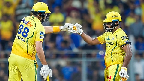 சஞ்சு சாம்சன் அதிரடி சதம்: மும்பையை துவம்சம் செய்த சிஎஸ்கே