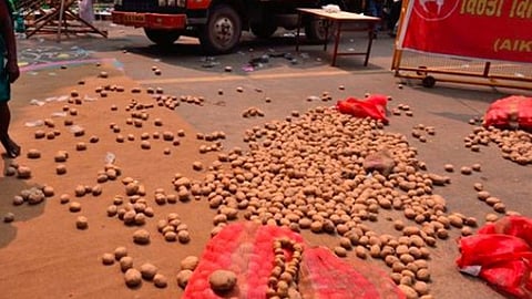 மேற்கு வங்கத்தில் உருளைக்கிழங்கு விலை கிலோ ரூ.3 ஆக வீழ்ச்சி