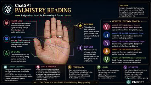 கைரேகை பார்த்து பலன் சொல்லும் ChatGPT