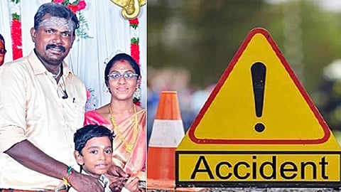 விபத்தில் உயிரிழந்த கார்த்திகேயன், பிரேமலதா, இன்ப செல்வன்.