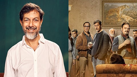 Rajat Kapoor and a poster of 'Everybody Loves Sohrab Handa'