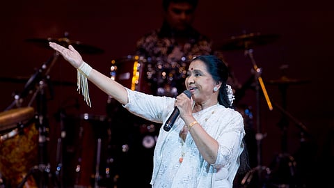 Asha Bhosle performs at the '75 years of Asha' concert at Carnegie Hall, New York, New York, April 17, 2008.