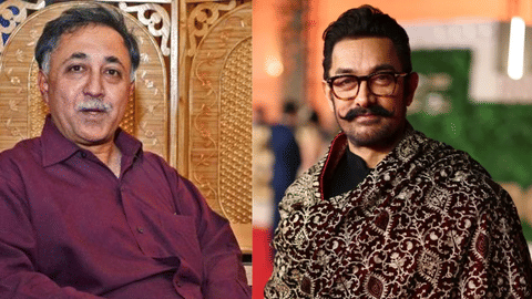 Mansoor Khan (left) and Aamir Khan (right)
