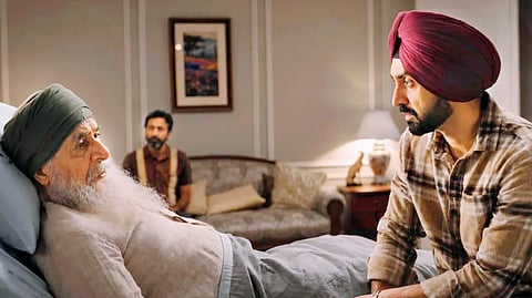Naseeruddin Shah with Diljit Dosanjh in 'Main Vaapas Aaunga'