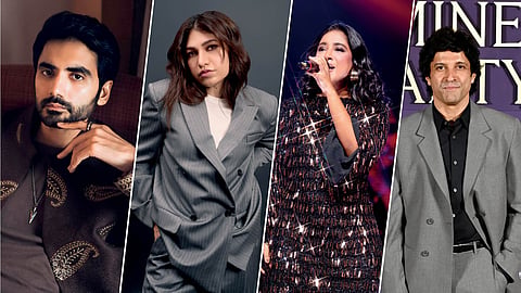 From Left: Ishwak Singh, Tulsi Kumar, Shilpa Rao and Farhan Akhtar.