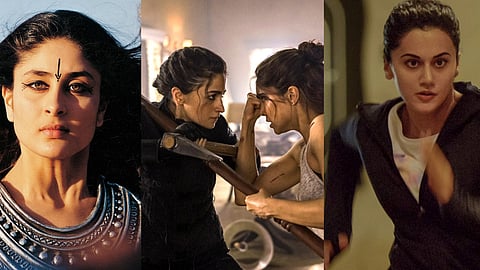 Kareena Kapoor Khan in 'Asoka', Alia Bhatt and Sharvari in 'Alpha', Taapsee Pannu in 'Naam Shabana'