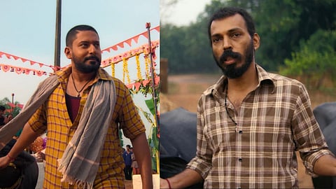 Prajwal Devaraj and Raj B. Shetty in 'Karavali'